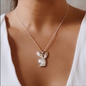 2/$20!💫new playboy silver necklace✨